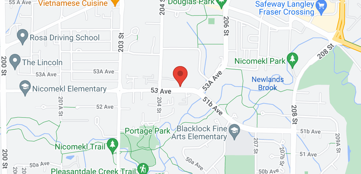 map of 404 20453 53 AVENUE